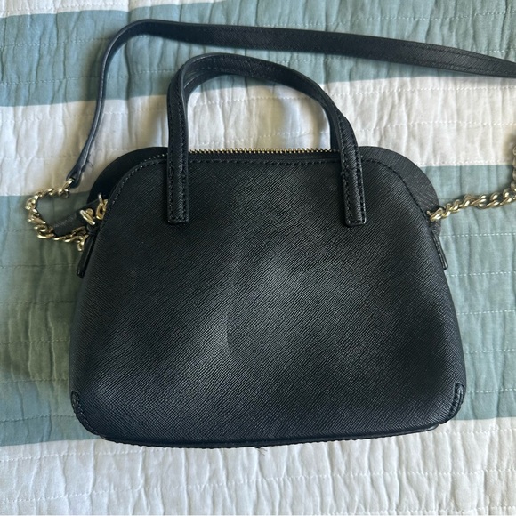 Kate Spade Minnie Mouse Mini Maise Crossbody Bag Purse Disney Black Ears Leather - Picture 6 of 16